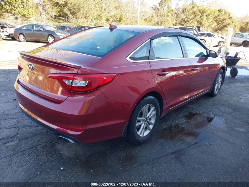 2015 Hyundai Sonata Se VIN: 5NPE24AF3FH255828 Lot: 38226102