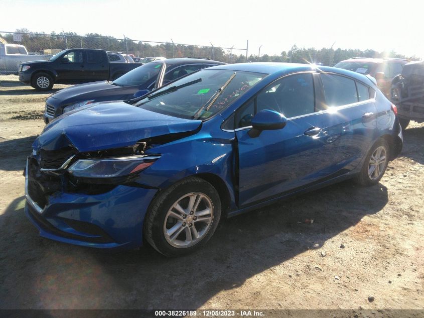 2017 Chevrolet Cruze Lt Auto VIN: 3G1BE6SM2HS523529 Lot: 38226189