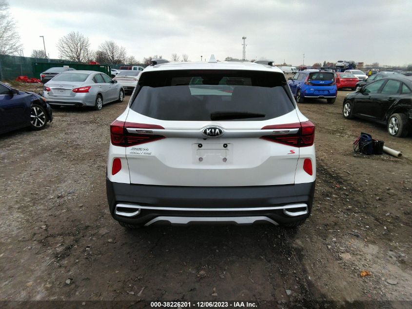 2021 Kia Seltos S VIN: KNDEUCAAXM7096171 Lot: 38226201