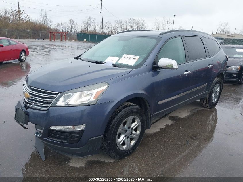 2014 Chevrolet Traverse Ls VIN: 1GNKRFED2EJ307966 Lot: 38226230