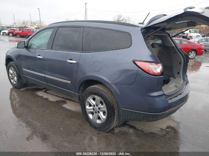 2014 Chevrolet Traverse Ls VIN: 1GNKRFED2EJ307966 Lot: 38226230