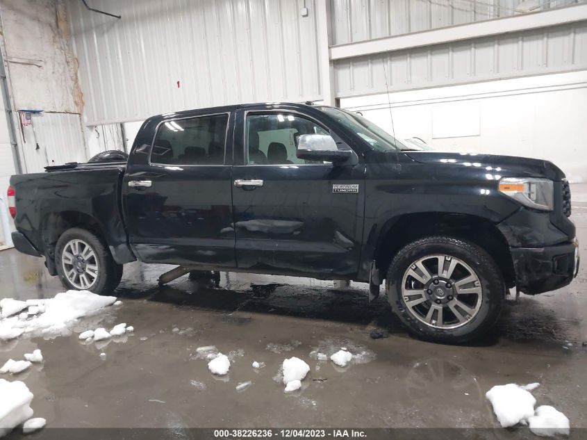 2018 Toyota Tundra Platinum 5.7L V8 VIN: 5TFAY5F19JX752198 Lot: 38226236