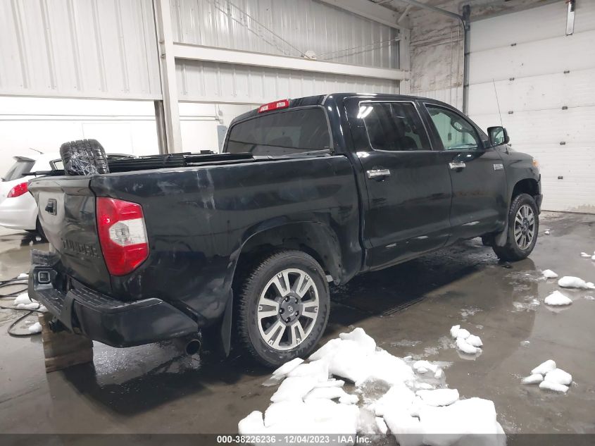 2018 Toyota Tundra Platinum 5.7L V8 VIN: 5TFAY5F19JX752198 Lot: 38226236