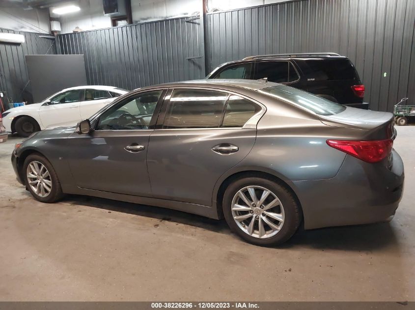 2014 Infiniti Q50 Premium VIN: JN1BV7AR8EM681074 Lot: 38226296