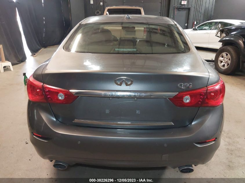 2014 Infiniti Q50 Premium VIN: JN1BV7AR8EM681074 Lot: 38226296