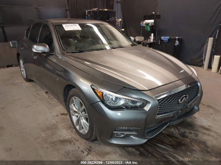 2014 Infiniti Q50 Premium VIN: JN1BV7AR8EM681074 Lot: 38226296