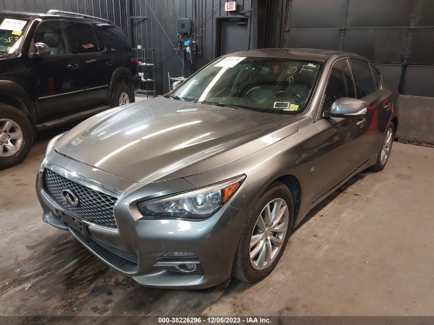 2014 Infiniti Q50 Premium VIN: JN1BV7AR8EM681074 Lot: 38226296