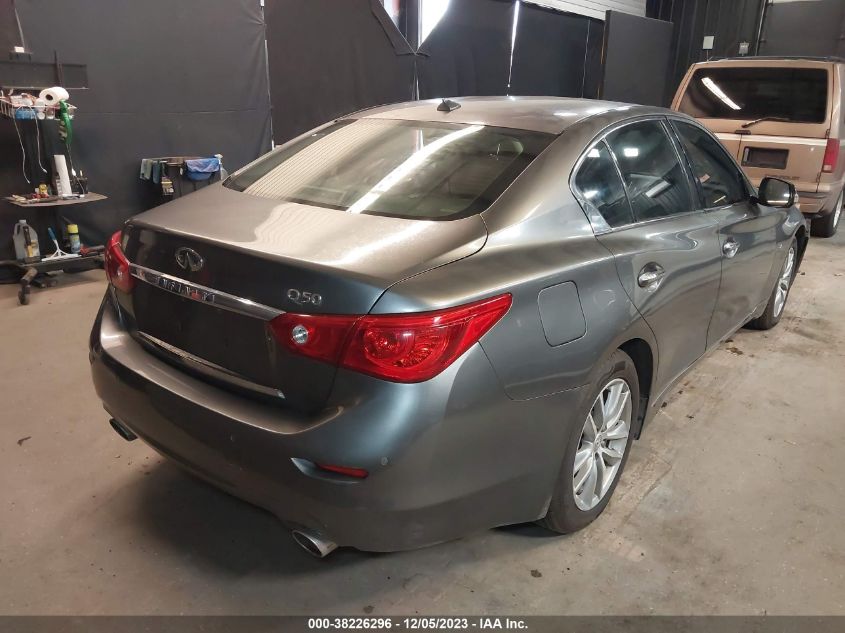 2014 Infiniti Q50 Premium VIN: JN1BV7AR8EM681074 Lot: 38226296