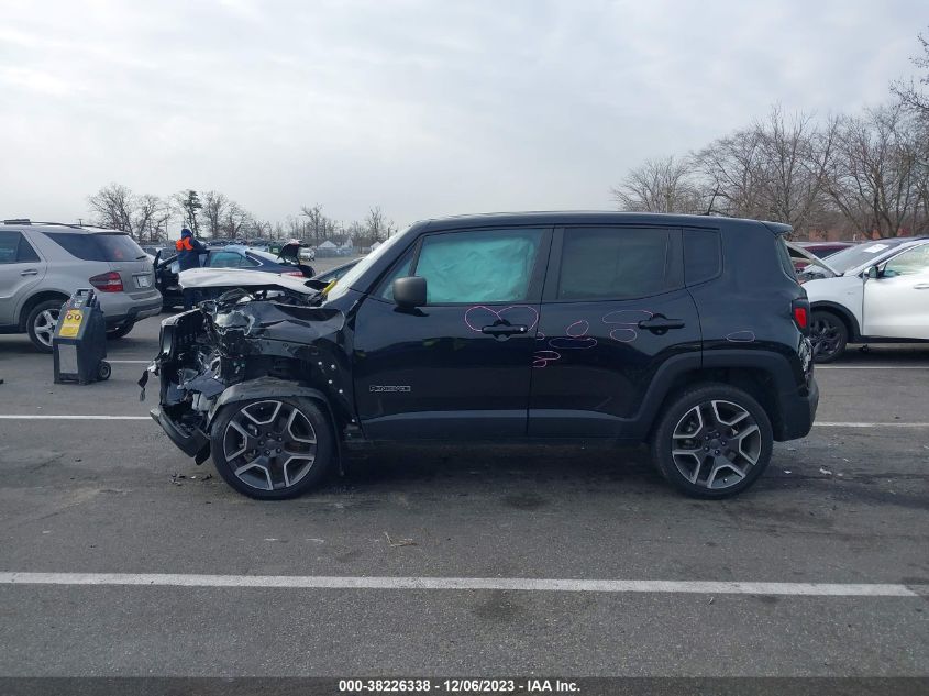 2021 Jeep Renegade Jeepster 4X4 VIN: ZACNJDAB7MPM50249 Lot: 38226338