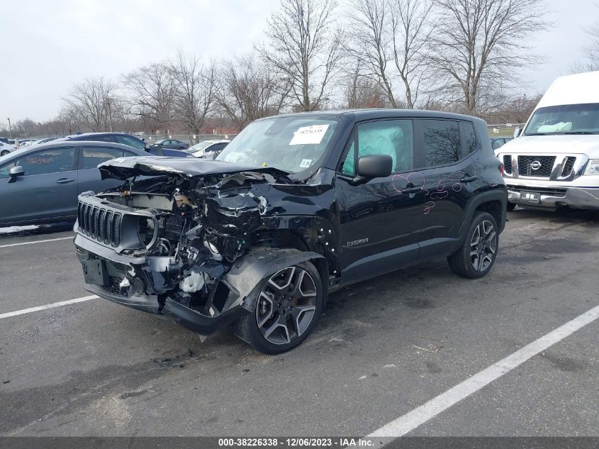 2021 Jeep Renegade Jeepster 4X4 VIN: ZACNJDAB7MPM50249 Lot: 38226338