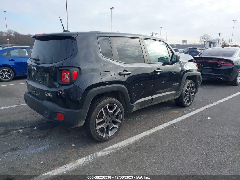 2021 Jeep Renegade Jeepster 4X4 VIN: ZACNJDAB7MPM50249 Lot: 38226338