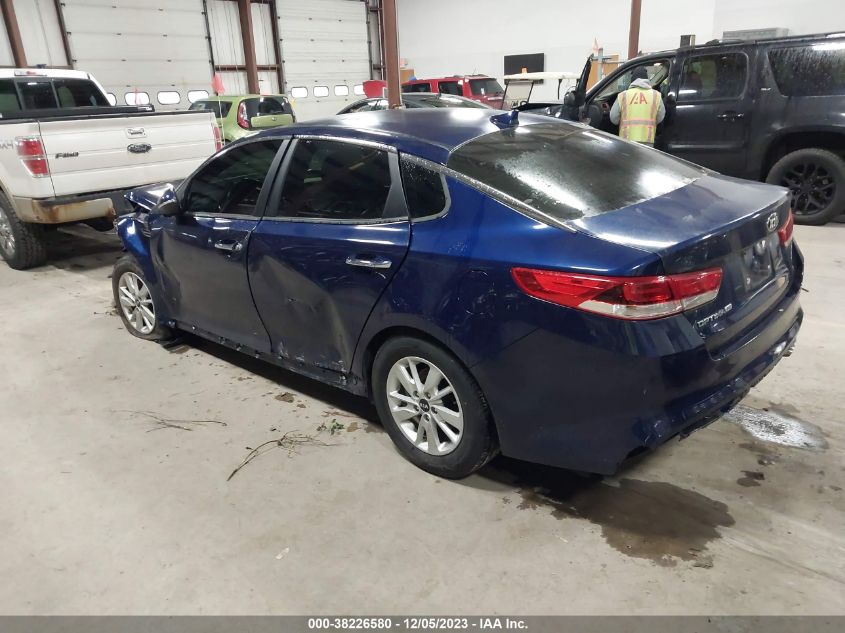 2018 Kia Optima Lx VIN: 5XXGT4L31JG234814 Lot: 38226580
