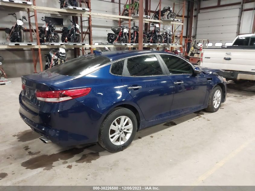 2018 Kia Optima Lx VIN: 5XXGT4L31JG234814 Lot: 38226580