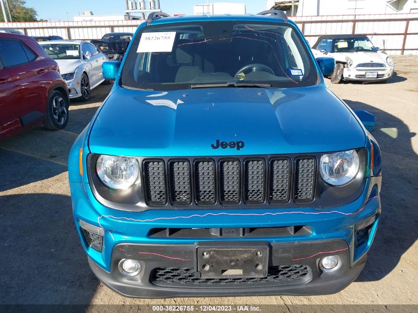 2020 Jeep Renegade Altitude Fwd VIN: ZACNJABB3LPL31884 Lot: 38226755