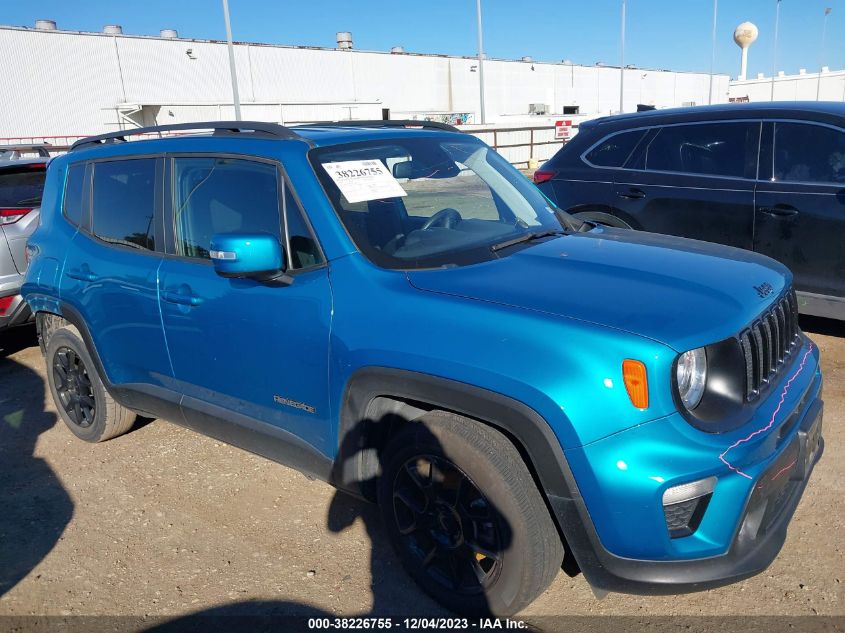 2020 Jeep Renegade Altitude Fwd VIN: ZACNJABB3LPL31884 Lot: 38226755