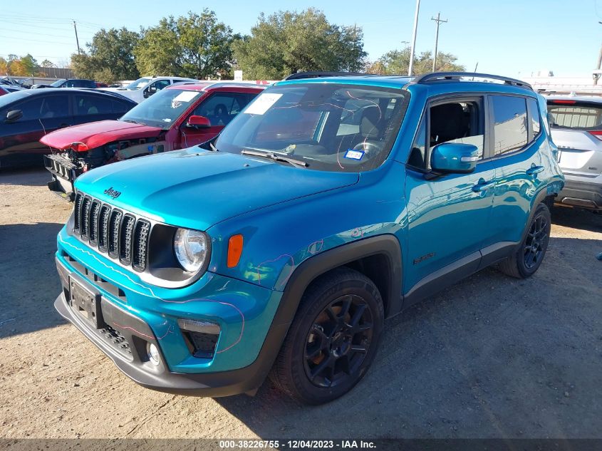 2020 Jeep Renegade Altitude Fwd VIN: ZACNJABB3LPL31884 Lot: 38226755