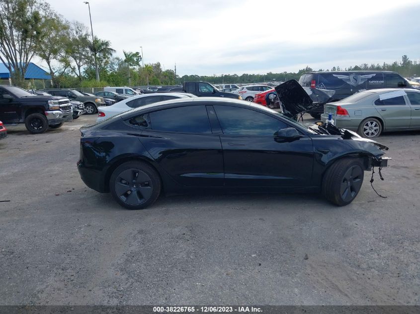 2023 Tesla Model 3 Rear-Wheel Drive VIN: 5YJ3E1EA8PF572712 Lot: 38226765