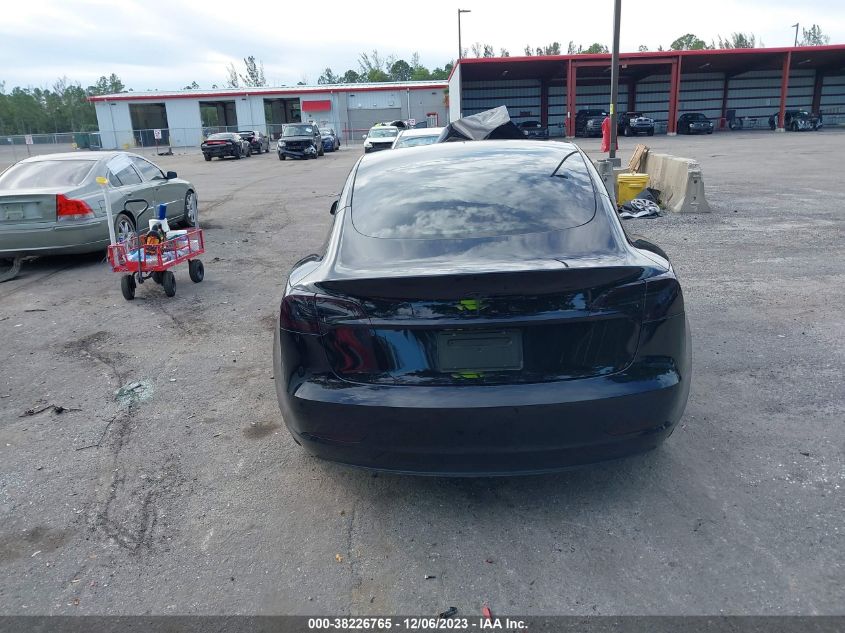 2023 Tesla Model 3 Rear-Wheel Drive VIN: 5YJ3E1EA8PF572712 Lot: 38226765