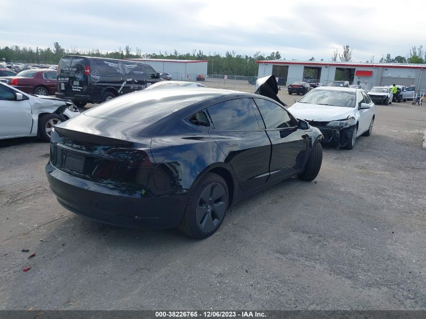 2023 Tesla Model 3 Rear-Wheel Drive VIN: 5YJ3E1EA8PF572712 Lot: 38226765