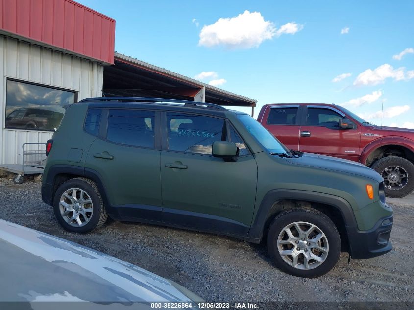 2017 Jeep Renegade Latitude Fwd VIN: ZACCJABB0HPG39273 Lot: 38226864