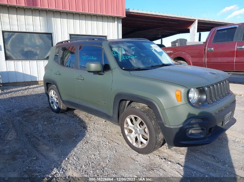 2017 Jeep Renegade Latitude Fwd VIN: ZACCJABB0HPG39273 Lot: 38226864