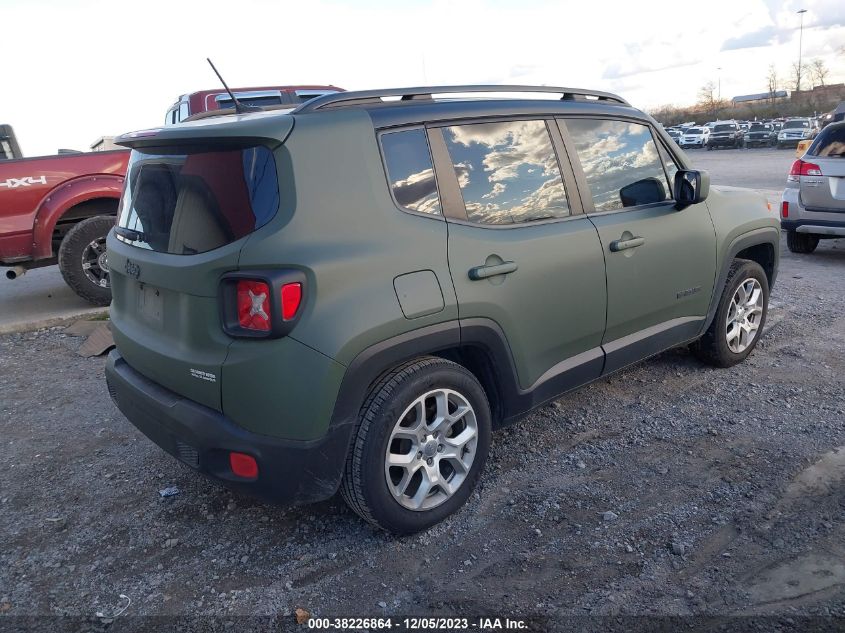 2017 Jeep Renegade Latitude Fwd VIN: ZACCJABB0HPG39273 Lot: 38226864