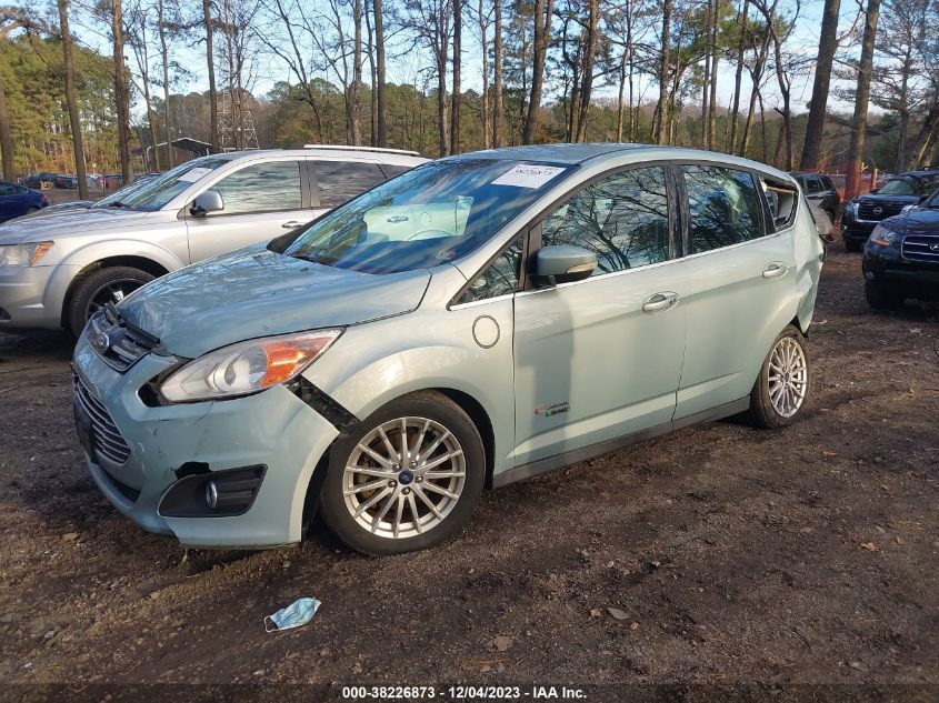 2013 Ford C-Max Energi Sel VIN: 1FADP5CU9DL523956 Lot: 38226873