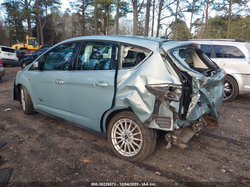 2013 Ford C-Max Energi Sel VIN: 1FADP5CU9DL523956 Lot: 38226873