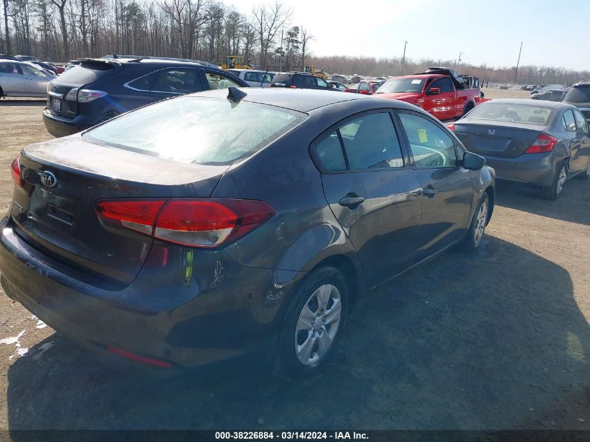 2017 Kia Forte Lx VIN: 3KPFK4A75HE156951 Lot: 38226884