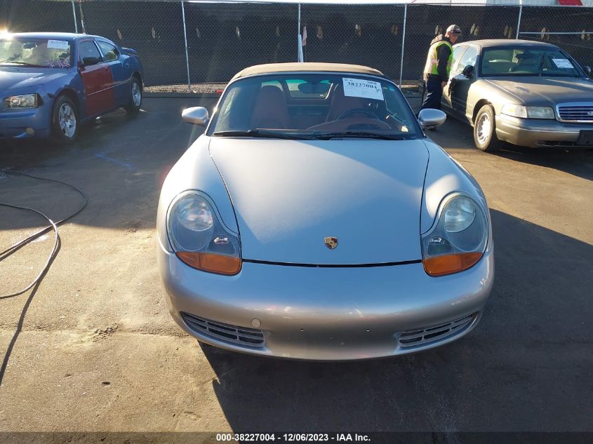 1999 Porsche Boxster VIN: WP0CA2982XU633701 Lot: 38227004