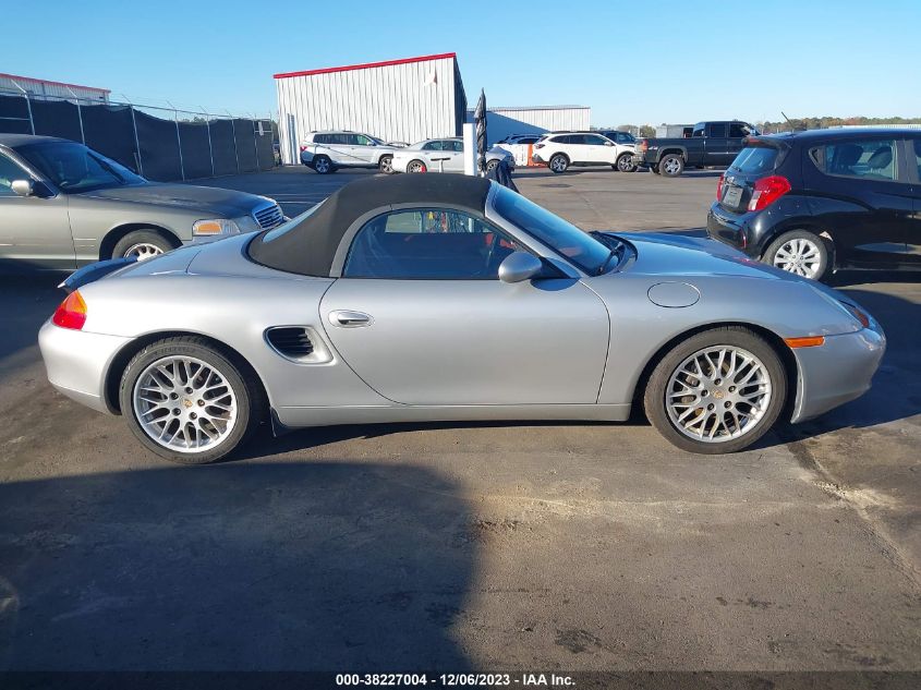 1999 Porsche Boxster VIN: WP0CA2982XU633701 Lot: 38227004