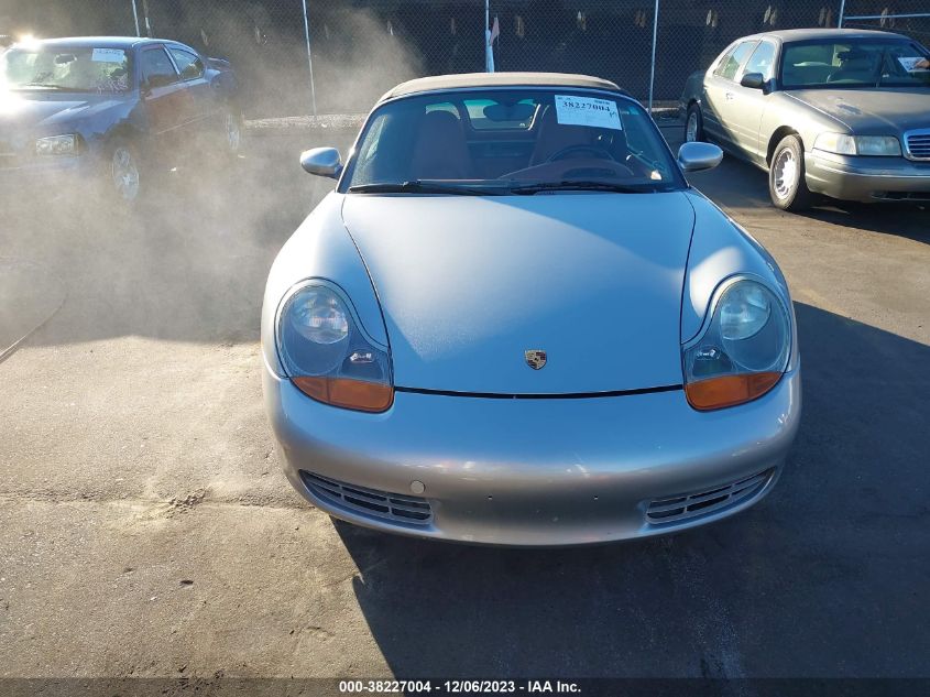 1999 Porsche Boxster VIN: WP0CA2982XU633701 Lot: 38227004