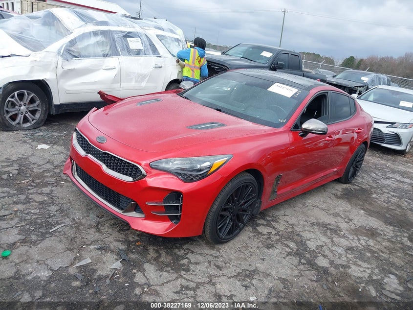 2018 Kia Stinger Gt2 VIN: KNAE55LC3J6012651 Lot: 38227169