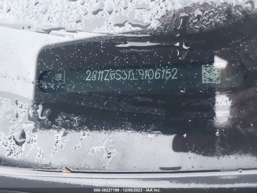 2020 Chevrolet Impala Fwd Lt VIN: 2G11Z5S31L9106152 Lot: 38227199