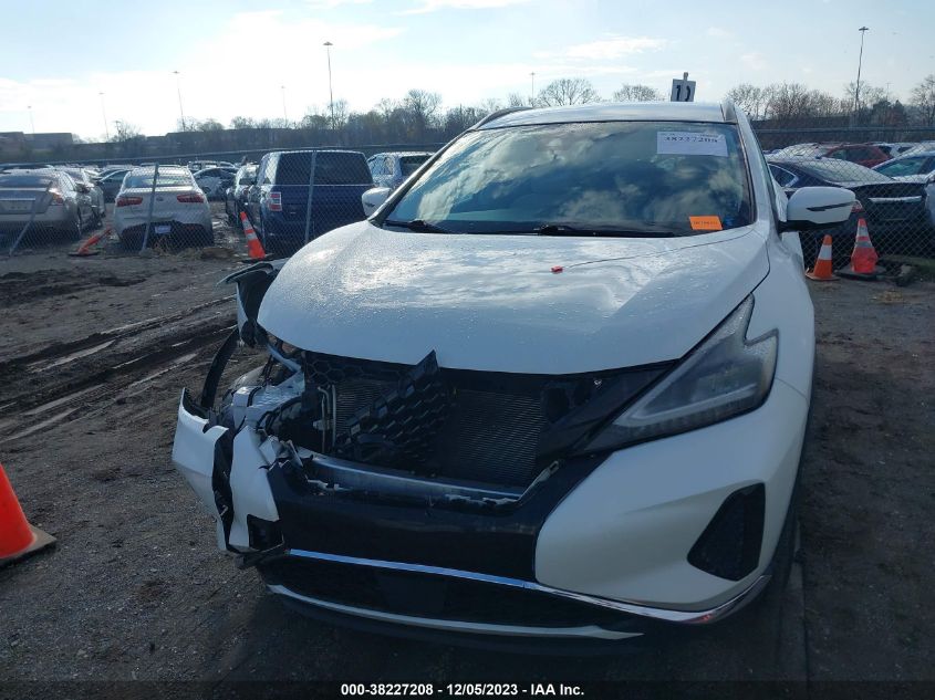 2020 Nissan Murano Sv Fwd VIN: 5N1AZ2BJ7LN141842 Lot: 38227208