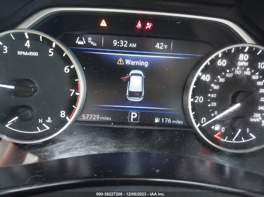 2020 Nissan Murano Sv Fwd VIN: 5N1AZ2BJ7LN141842 Lot: 38227208