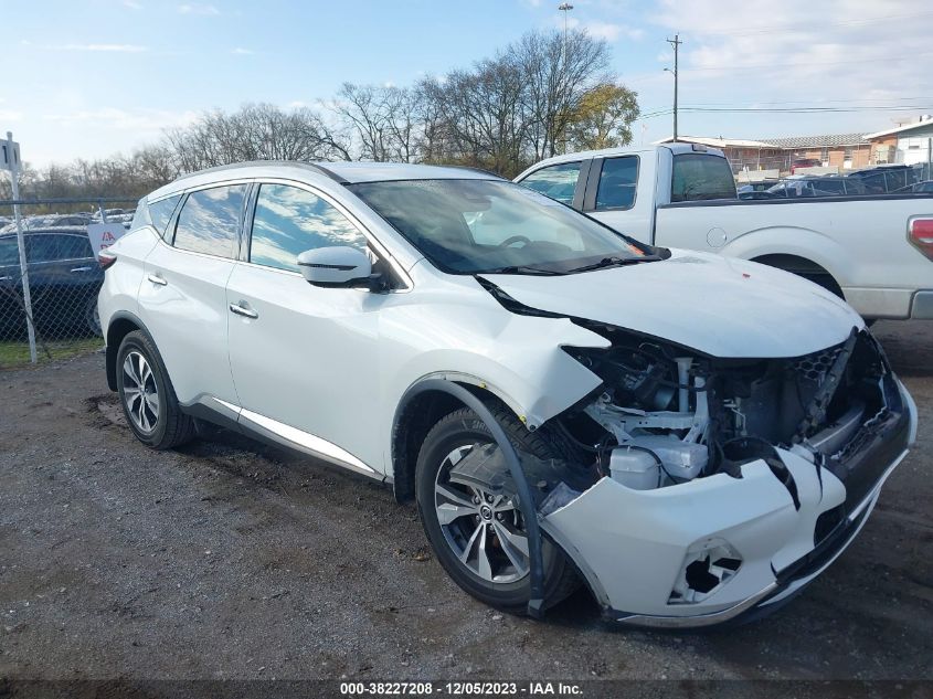 2020 Nissan Murano Sv Fwd VIN: 5N1AZ2BJ7LN141842 Lot: 38227208