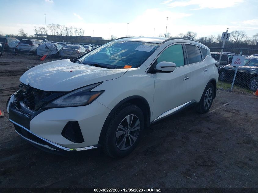 2020 Nissan Murano Sv Fwd VIN: 5N1AZ2BJ7LN141842 Lot: 38227208