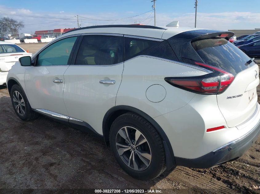 2020 Nissan Murano Sv Fwd VIN: 5N1AZ2BJ7LN141842 Lot: 38227208