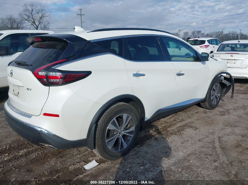 2020 Nissan Murano Sv Fwd VIN: 5N1AZ2BJ7LN141842 Lot: 38227208