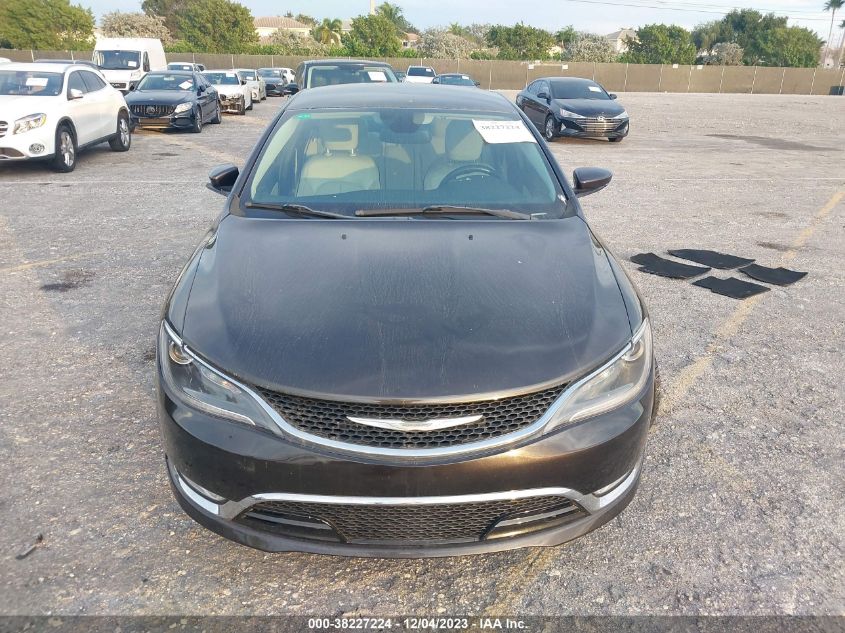 2015 Chrysler 200 C VIN: 1C3CCCCG7FN614722 Lot: 38227224