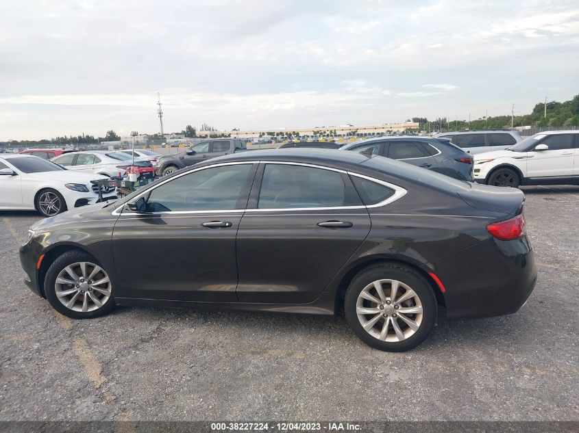 2015 Chrysler 200 C VIN: 1C3CCCCG7FN614722 Lot: 38227224