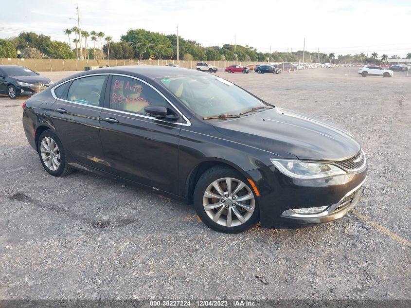 2015 Chrysler 200 C VIN: 1C3CCCCG7FN614722 Lot: 38227224