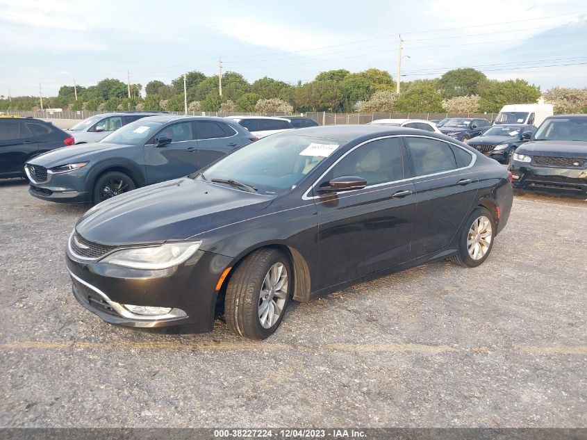 2015 Chrysler 200 C VIN: 1C3CCCCG7FN614722 Lot: 38227224