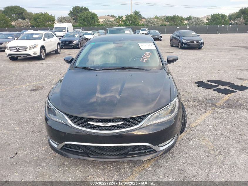 2015 Chrysler 200 C VIN: 1C3CCCCG7FN614722 Lot: 38227224