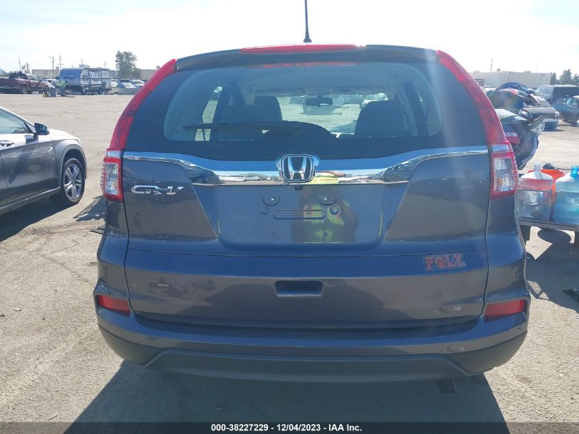 2015 Honda Cr-V Lx VIN: 3CZRM3H36FG717092 Lot: 38227229