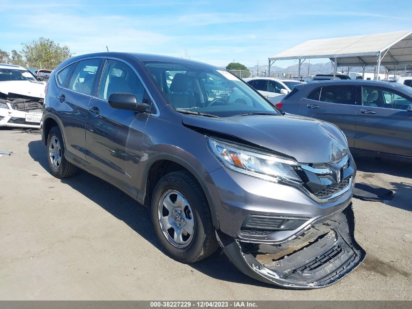 2015 Honda Cr-V Lx VIN: 3CZRM3H36FG717092 Lot: 38227229