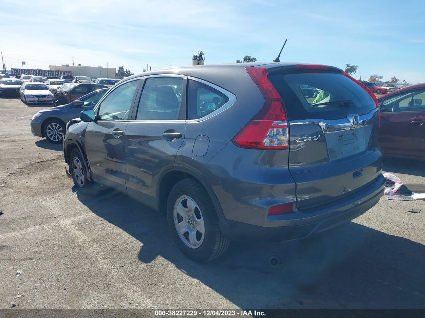 2015 Honda Cr-V Lx VIN: 3CZRM3H36FG717092 Lot: 38227229