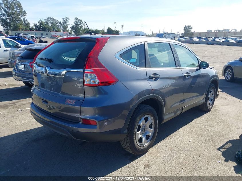 2015 Honda Cr-V Lx VIN: 3CZRM3H36FG717092 Lot: 38227229