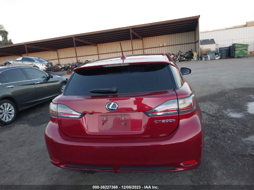 2013 Lexus Ct 200H VIN: JTHKD5BH4D2143054 Lot: 38227368